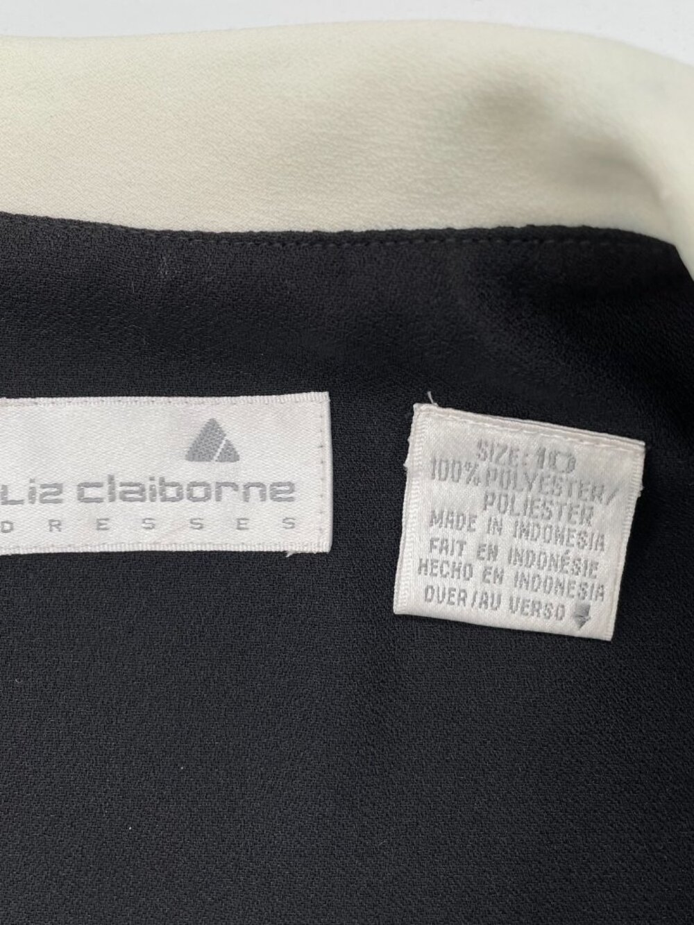 Vintage 90s Liz Claiborne Black Dressy Tuxedo Formal Jumpsuit | Size M/L - Picture 5 of 16